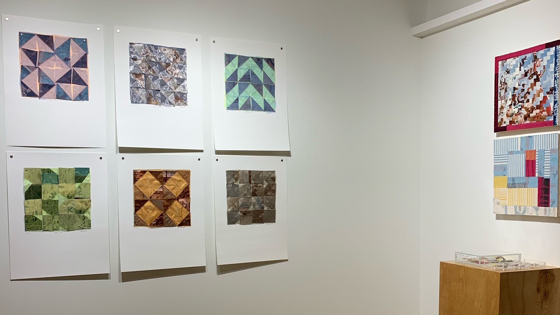Johanna Norry and Amanda Britton, selection of installed works, 2023.