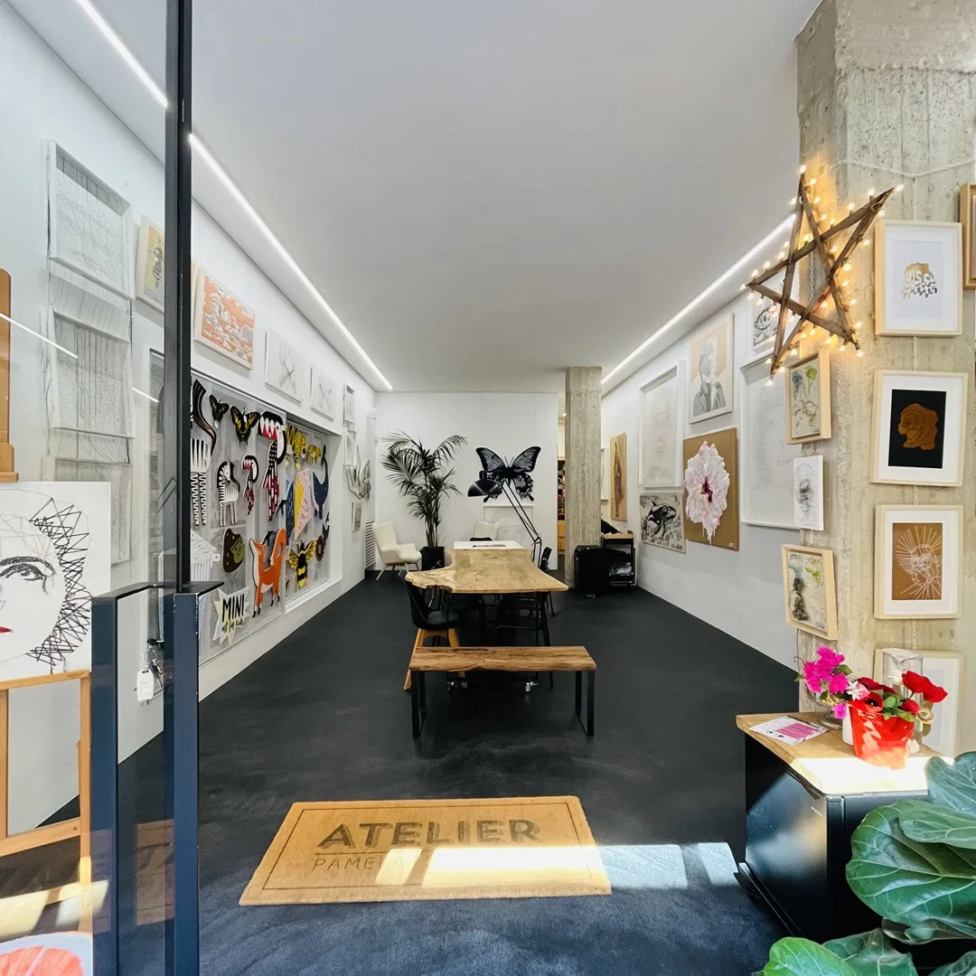 Pamela Campagna’s atelier in Bari.