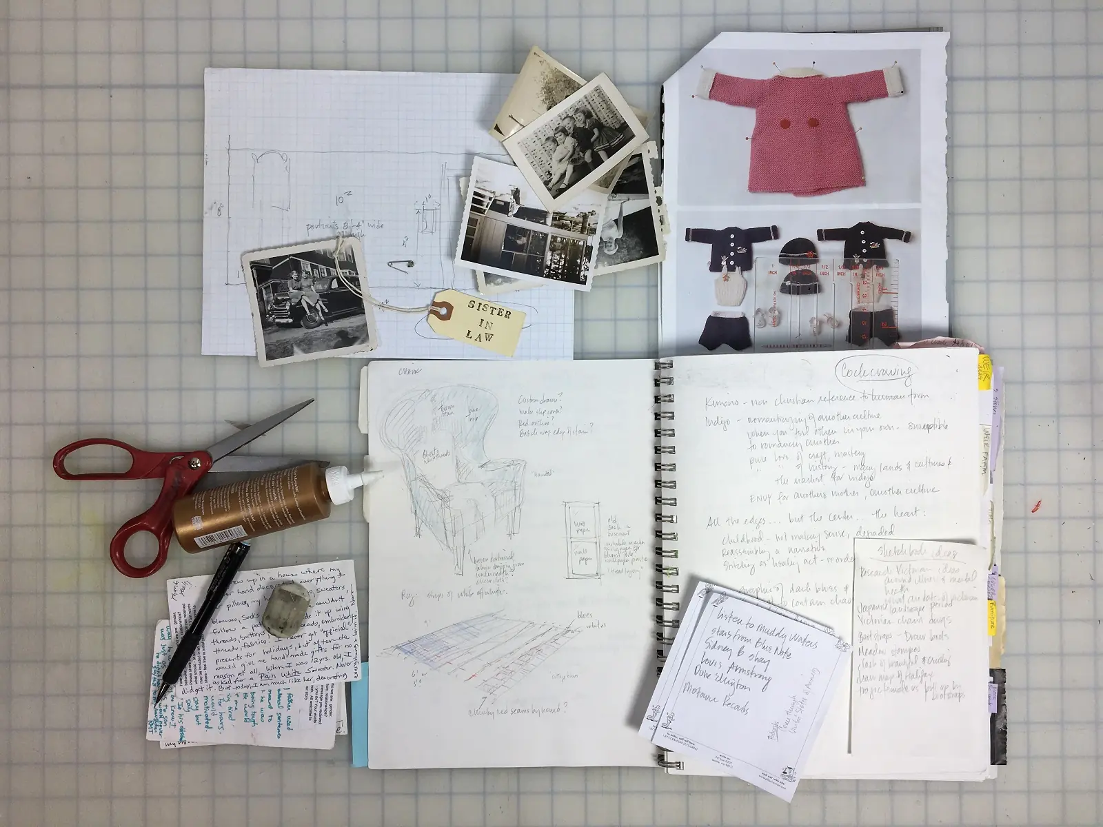 Merill Comeau: Ideas sketchbook