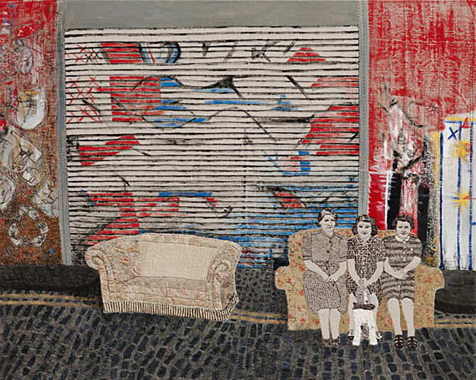 Sue Stone Textile Artist – East End Girls aka Alice, Madge and Muriel -  TextileArtist.org