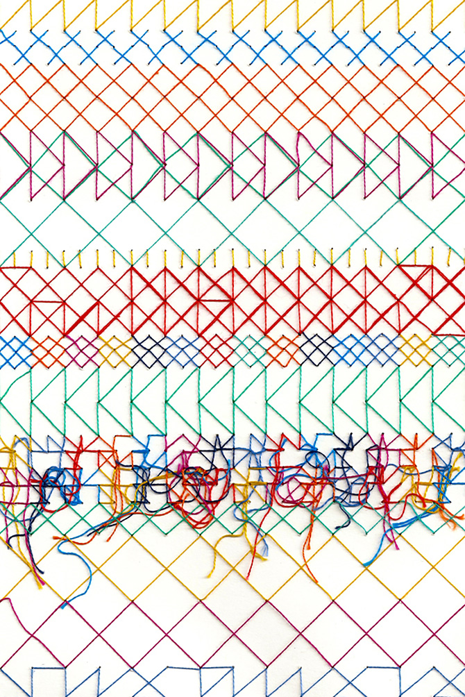 Rachel Parker Textile Artist – Geometric Stitch Rachel Parker – Geometric Stitch