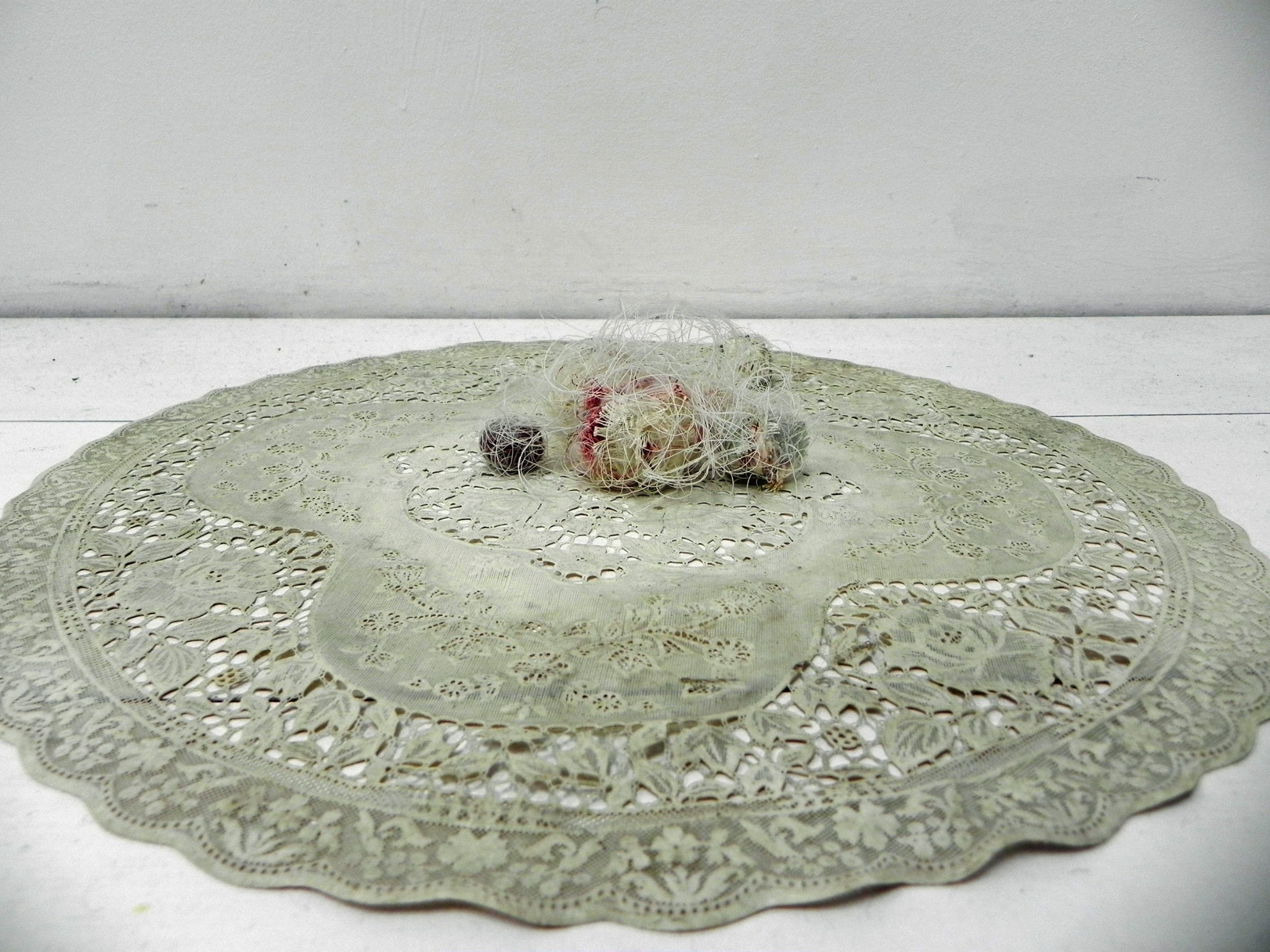 Unhomely Furnishings Doily and Fabric