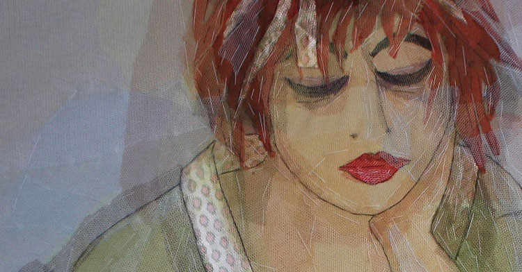 Nicole Ladrak interview: Paintings of fabric