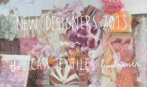 A screenshot of a Kickstarter fundraising video by Textile Design students from the Cass faculty at the London Metropolitan University