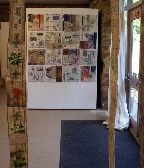 Textile art by Anne Kelly and Cas Holmes