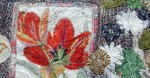 Recycled textile art by Anne Kelly