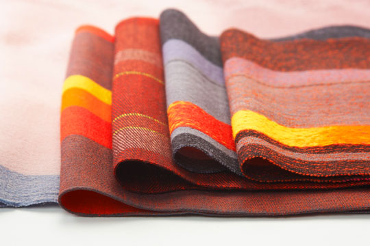 Hand woven textiles by Fleur Andreas