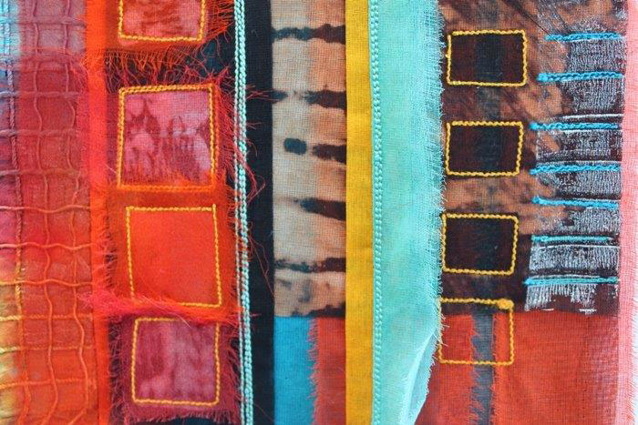 Ruth Issett uses print and textile techniques