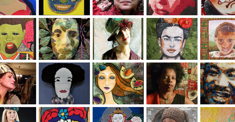 Living with textiles and fiber art through the web