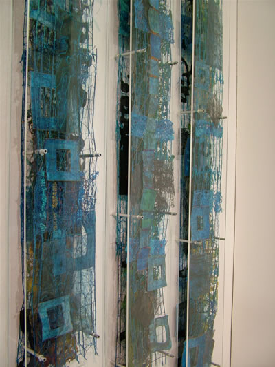 A favourite piece of textile artist and designer Dawn Thorne - like all of Dawn's work it has very tactile nature.
