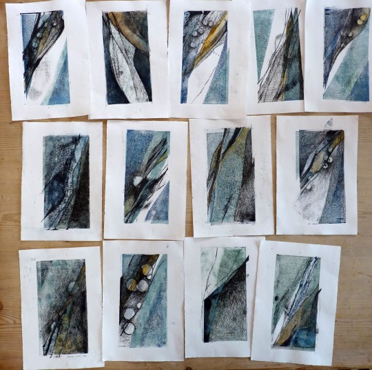 Sea Edge Drawings - Debbie Lyddon