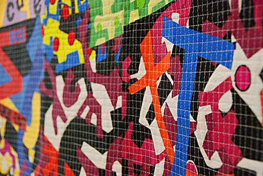 Textile art by Bethan Ash – A minute on the lips