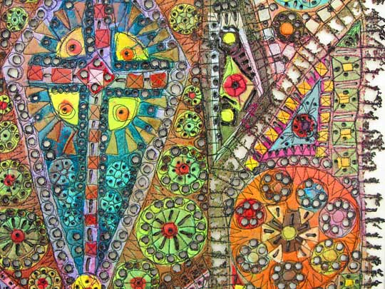 Textile art by Susan Lenz