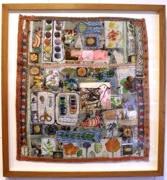 Hanging textile art is an art in itself