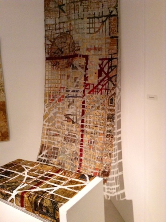 Eszter Bornemisza installation at Festival of Quilts