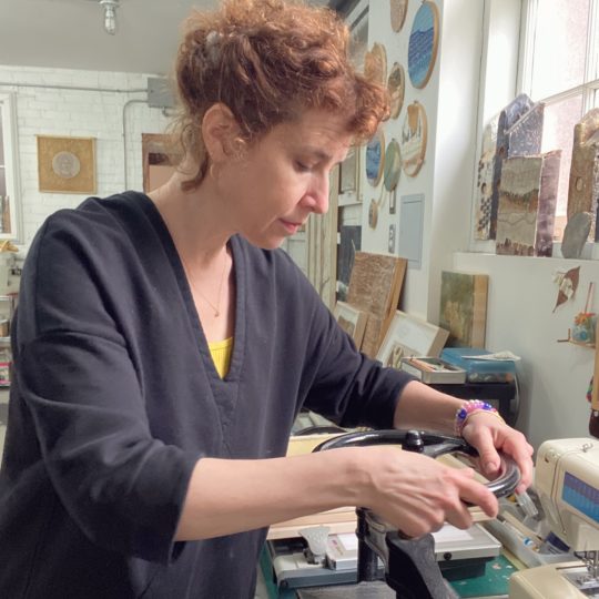 Ava Roth at her studio in Toronto, Canada. Photo: Anton Piatigorsky