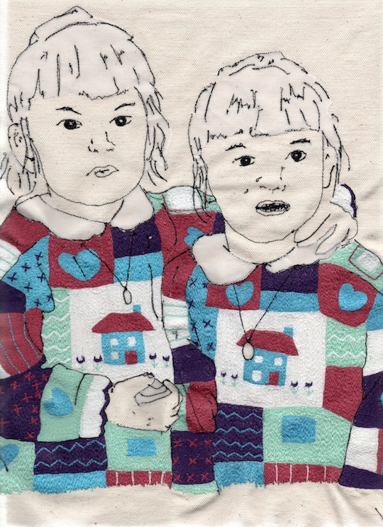Leigh Bowser is a textile artist using free hand machine embroidery to produce unique results