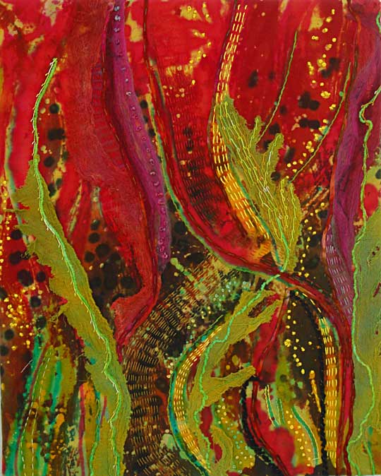 Textile art by Jackie Martin