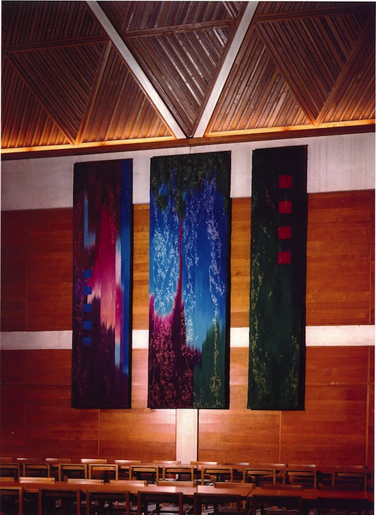 An art commission by weaver and textile artist Heidi Lichterman