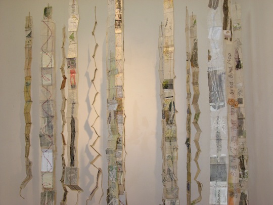 Seed Bird Map on show at Maidstone Library Gallery