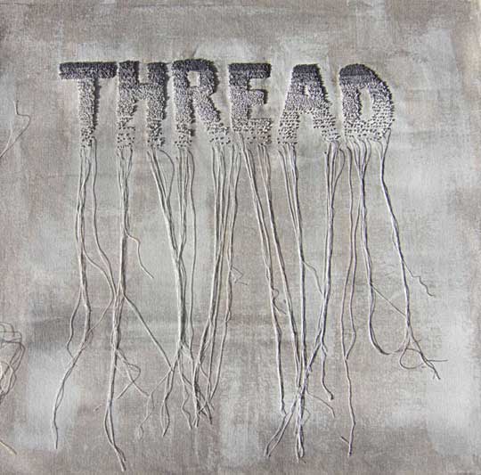 Textile art by Sue Ferrari