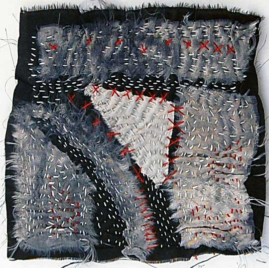 Textile art by Sue Ferrari