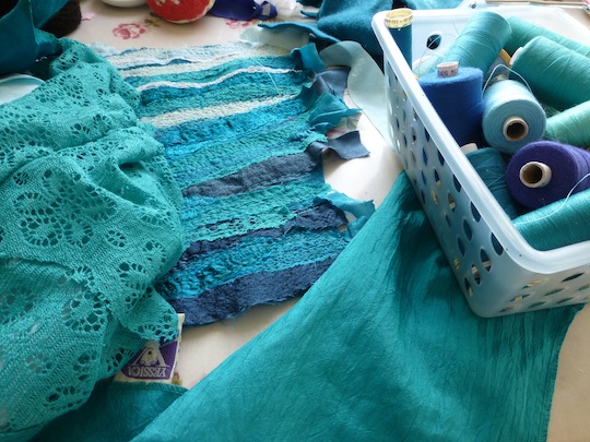 Emma Wigginton  - textile art process 