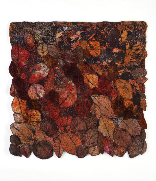 Lesley Richmond is a textile artist using devore techniques