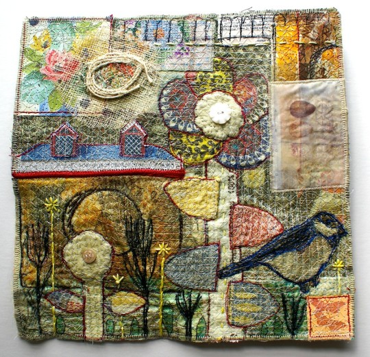 ‘Prairie Meadows’ series, Anne Kelly, mixed media textile