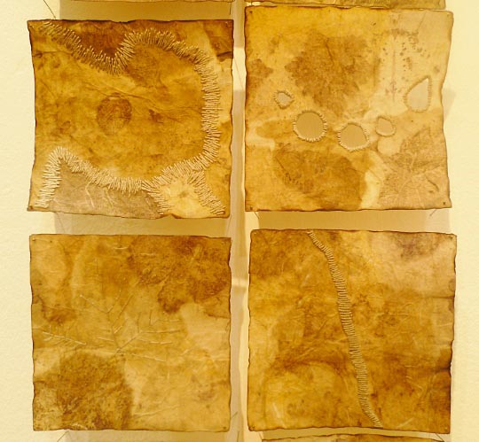 Textile art by Caroline Bell