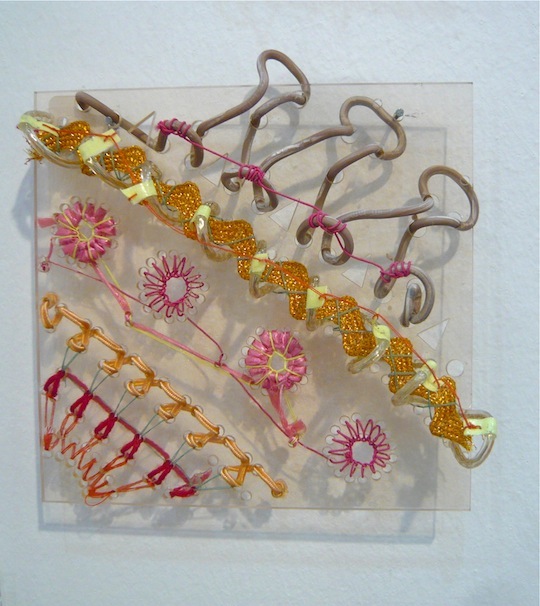 Bella Leonard - Embroidered Tile 2, 2013