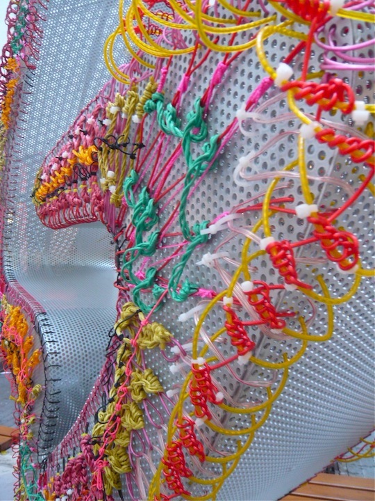 Bella Leonard - 'G' sculpture commission, Berlin. Detail. Oct. 2013