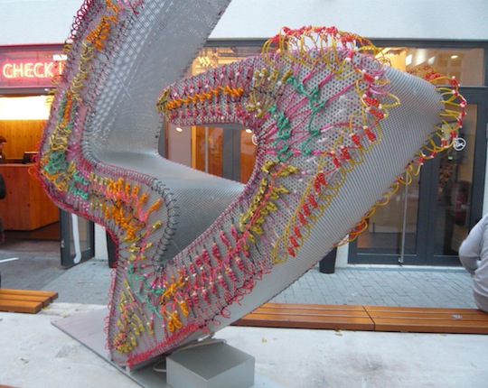 Bella Leonard - 'G' sculpture commission, Berlin. October 2013