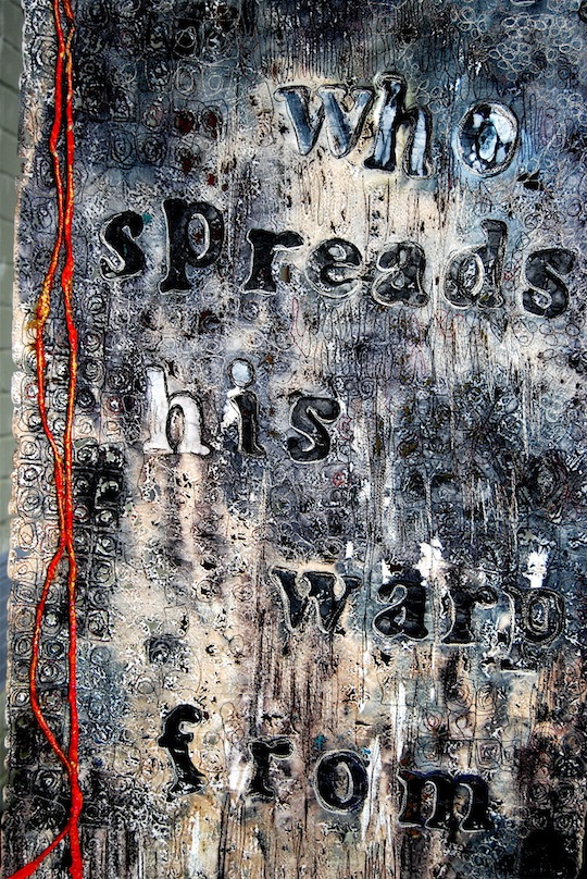 Bren Boardman - The Weaver wall hanging (detail)