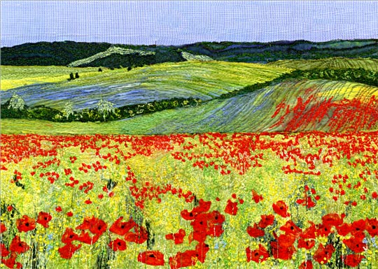 Textile art by Diana McKinnon