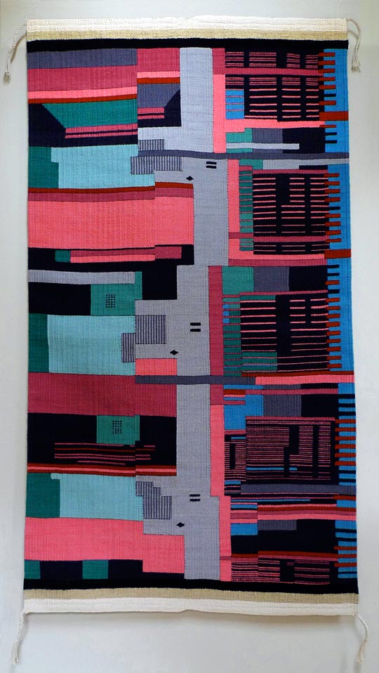 Textile art by Sue Spooner