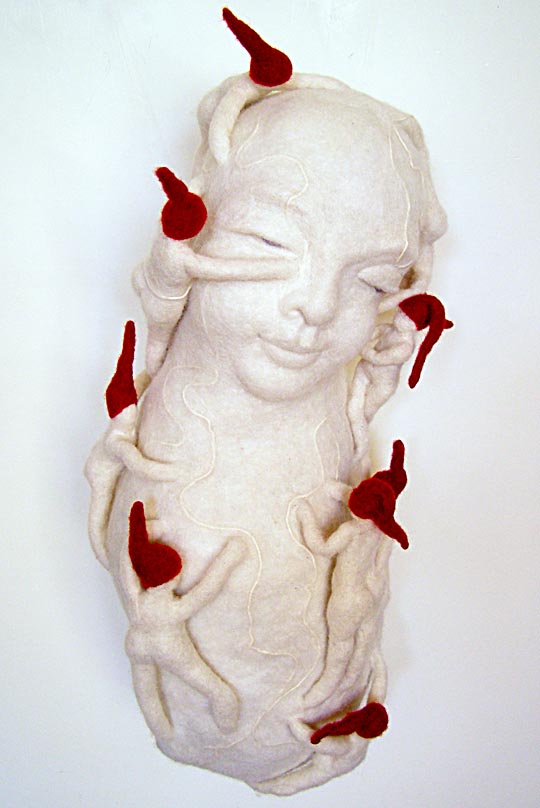 Textile art by Astrid Polman