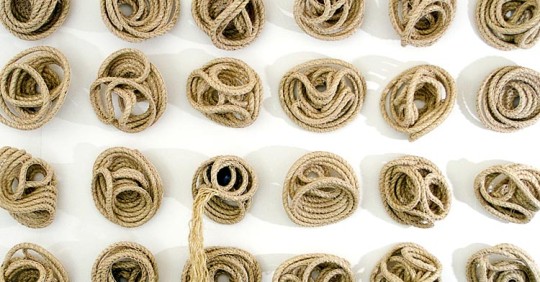 Heather Pickwell - textile rope sculptures