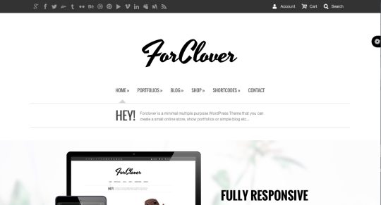 For Clover WordPress theme by Mojo Themes