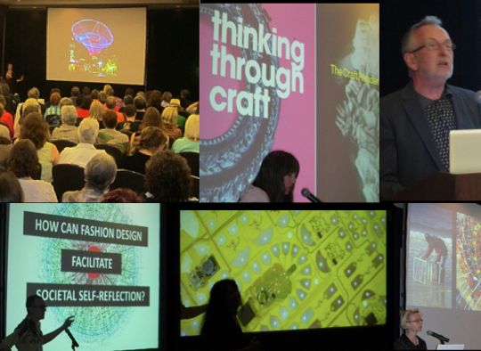 Montage of 2013 Conference Speakers at the Surface Design Association conference