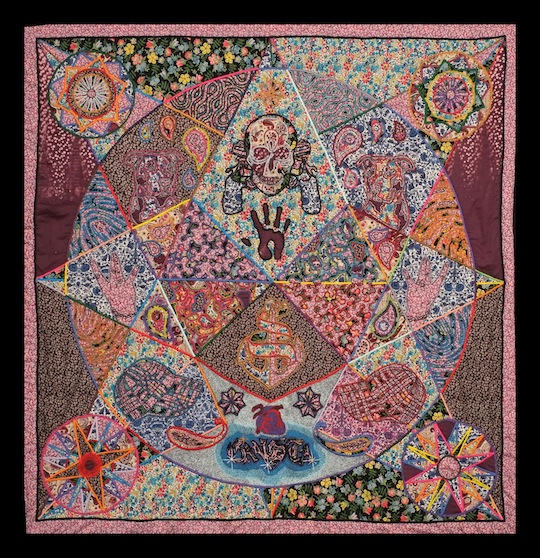 James Fox - Fraternity (GANGSTA) quilt. 100cm x 100cm