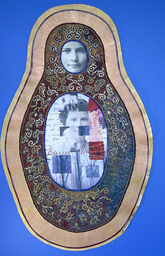 Textile art by Lijlija Armstrong