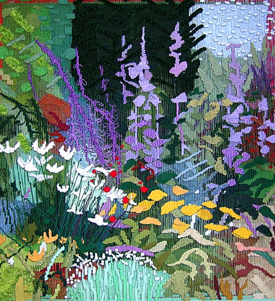Textile installation art by Susan Klebanoff
