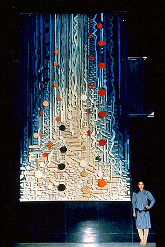 Textile installation art by Susan Klebanoff