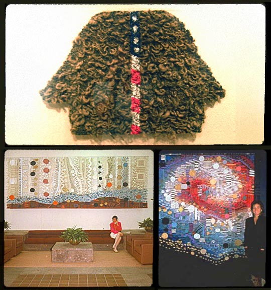 Textile installation art by Susan Klebanoff
