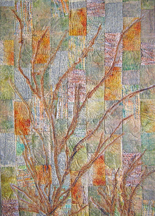 Textile art by Sandra Champion