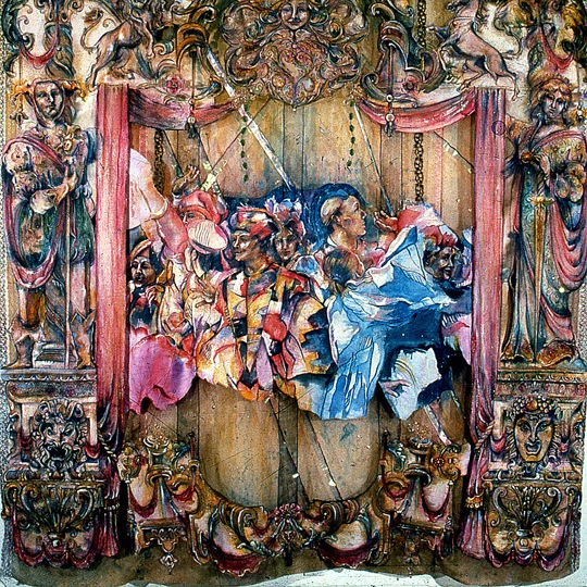 Le Cirque, a piece of theatrical textile art by Jacqueline Treloar