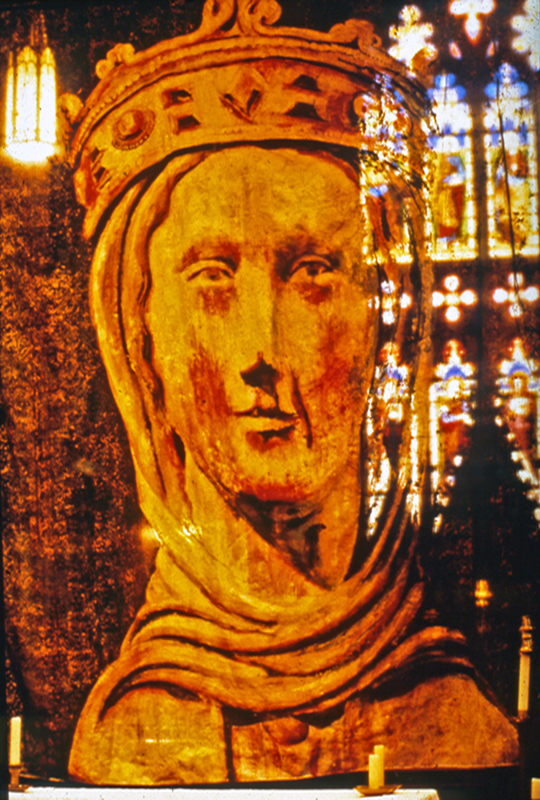 Maria Regina - Jacqueline Treloar, 1997, 12 x 7,‘nylon, acrylic paint, private collection Toronto, SS Giovanni e Giacomo, Art Gallery of Mississauga, the Church of the Holy Trinity Toronto.