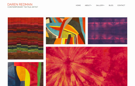 DarenRedman.com - artist website built using WordPress.