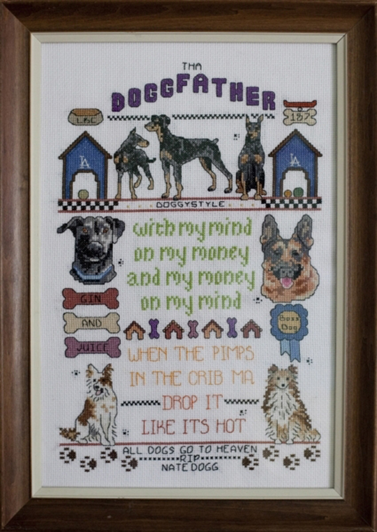 Textile art by Dave Lieske